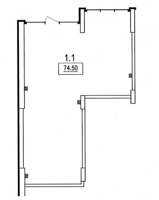 1-комнатная квартира по адресу ул. Здоровья (площадь 74,5 м²) - Atlanta.ua - фото 6