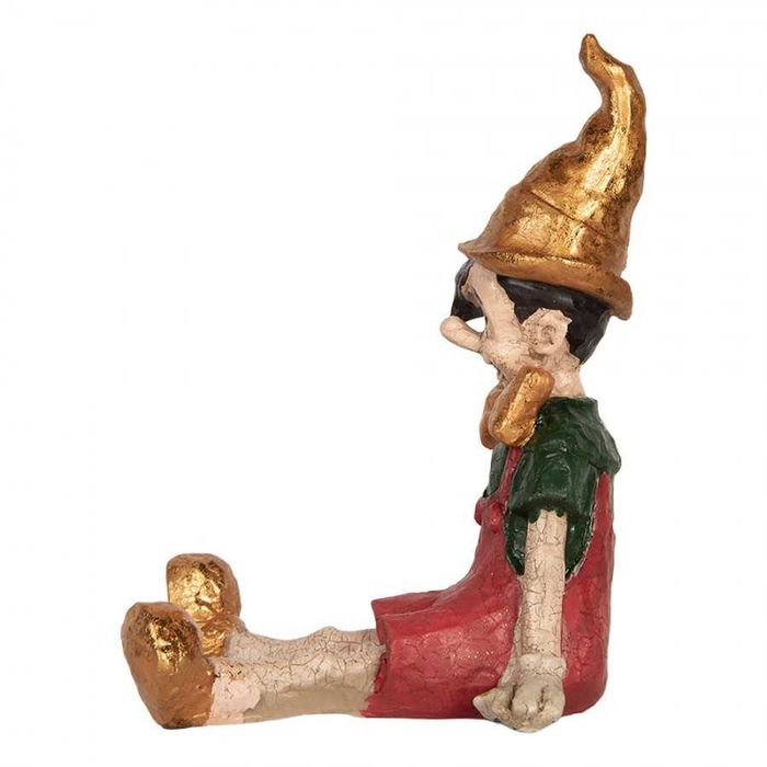 Pinokio siedzący figurka dekoracyjna h13cm.  6PR5573