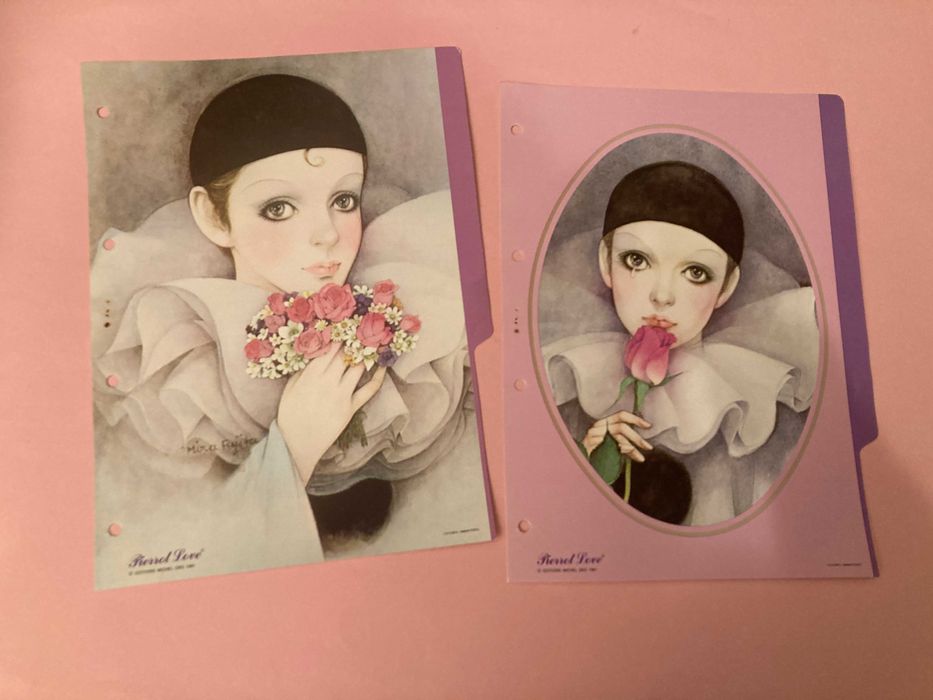 Conjunto de Separadores para Dossiers Escolares Pierrot Love Ambar