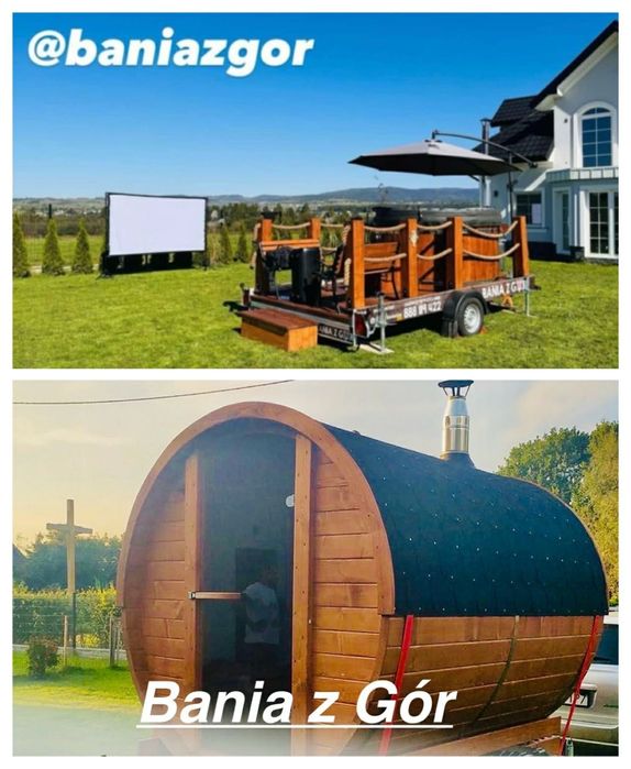 Wynajem sauny  jacuzzi balia bania mobilne jacuzzi
