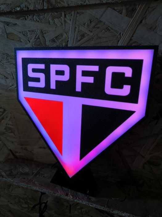 Logo logotipo São Paulo led RGB