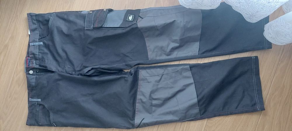 Spodnie robocze bojówki kieszenie xxl nowe