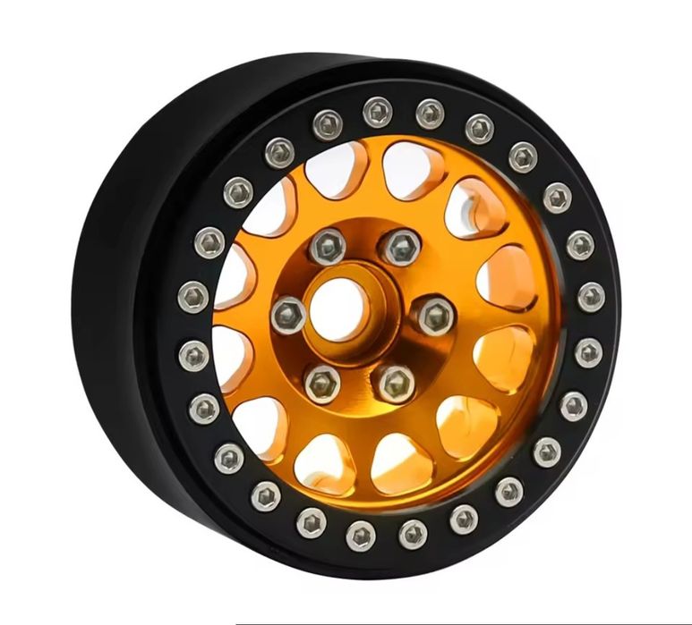 1.9" 4 aluminiowe felgi beadlock do modelu rc 1:10 hex 12mm TRX SCX