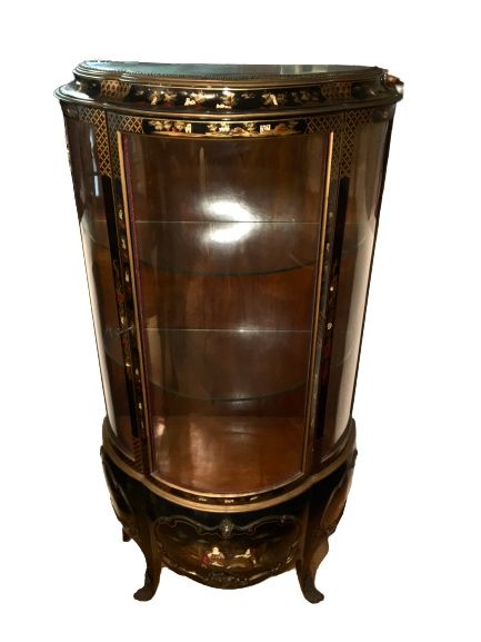 Vitrine, cristaleira chinesa oriental antiga