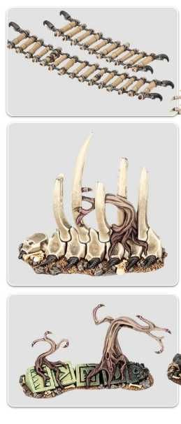 Tereny Scatter Terrain Warcry Heart of Ghur Gnarlwood