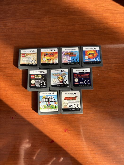 Картриджі нінтендо дс, nintendo ds лот