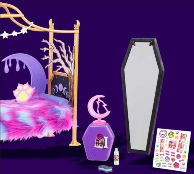 Ігровий набір Monster High Моторошна кімната Клодін HHK64 Монстер Хай