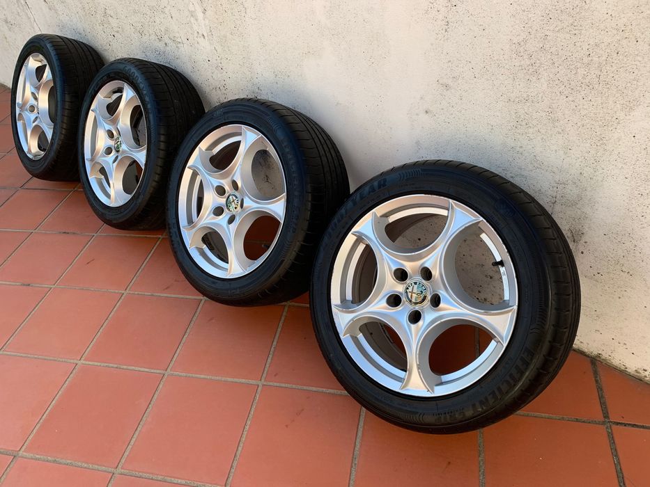Jantes Alfa Romeo 159 com pneus
