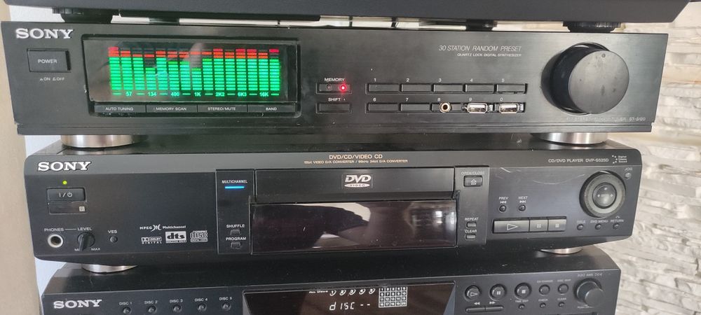 Analizator widma, tzw.korektor na bazie Sony
