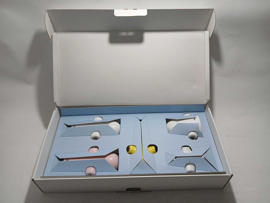 Conjunto 5 castiçais / vasos - KAHLER FIDUCIA - Novo na caixa