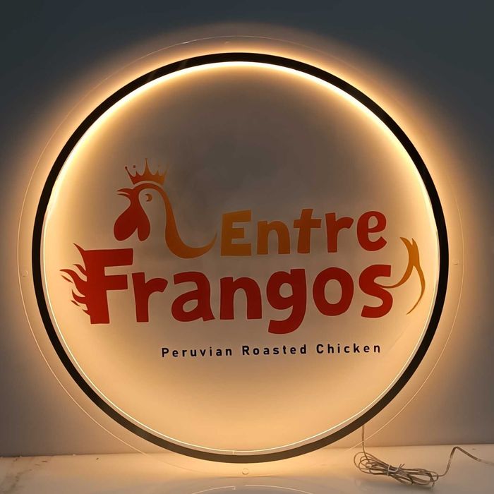 Acrílicos Retro-Iluminados LED Personalizados Impressão UV de Logotipo