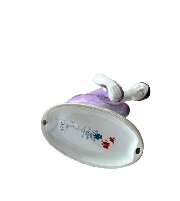 figurka Kobieta w sukni Hollohaza vintage  prl retro