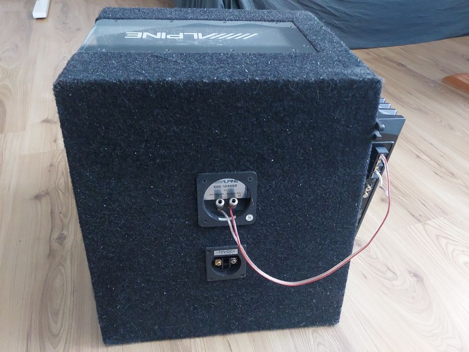 alpine sbg-1244br+wzmacniacz sony xplod xm-n1004