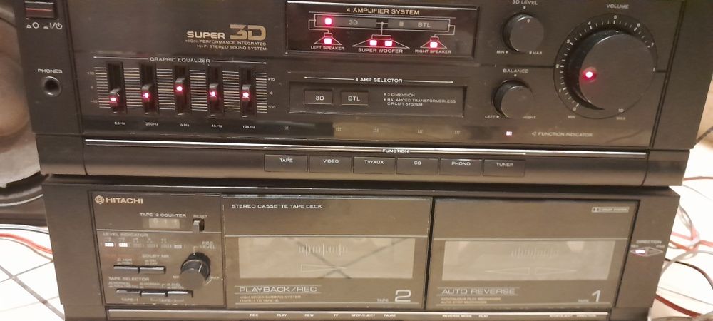 Zestaw audio hitachi HRD MD50 HT MD30