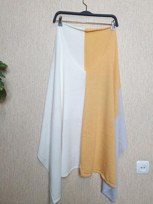 Шикарне пончо, накидка madeleine , 100 % шерсть, оригінал