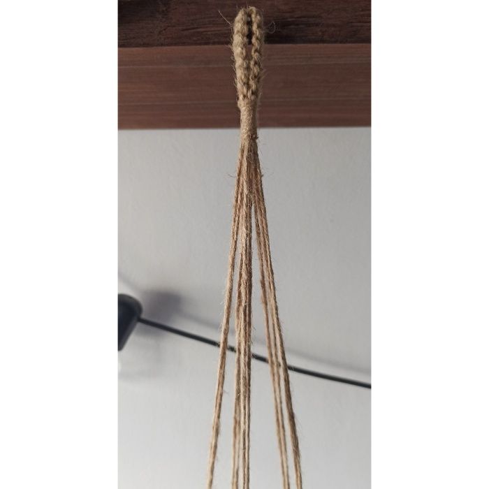 Suporte para vaso em Macramé