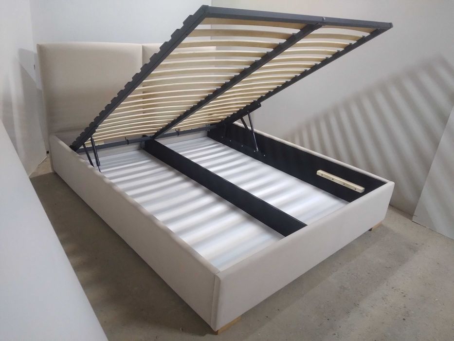 PRODUCENT OKAZJA Łóżko Tapicerowane stelaż metalowy pojemnik w cenie