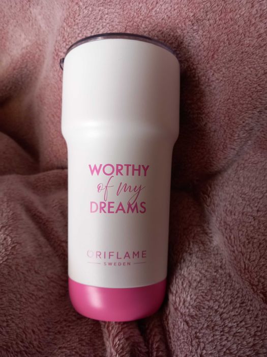Kubek Termiczny ORIFLAME róż 530ml stal nierdzewna