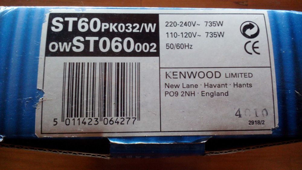 Ferro de engomar ideal para viagem portátil Kenwood compacto