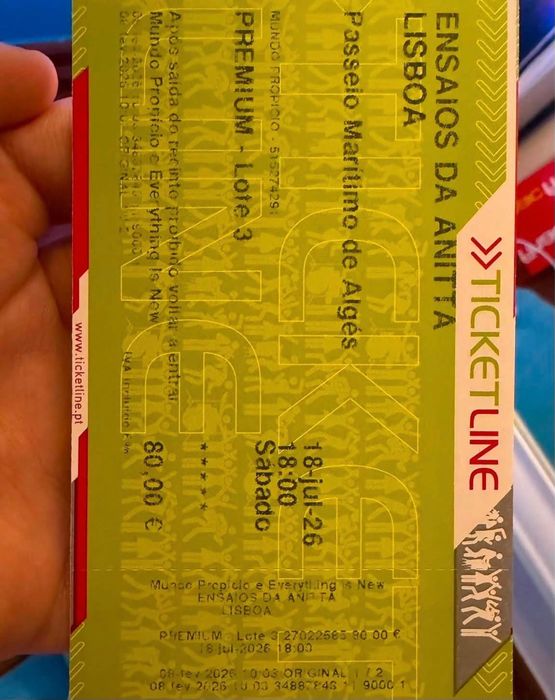 Bilhete anitta ensaios