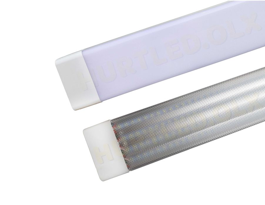 Mocna wytrzymała lampa LED 95W Panel natynk 120cm mat transparent 230V