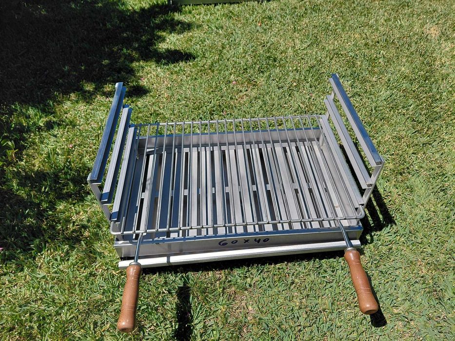 Grelhador/churrasqueira/assador inox 58x40,58x35, 60x40,65x40,67x40,68x40,70x40,80x40