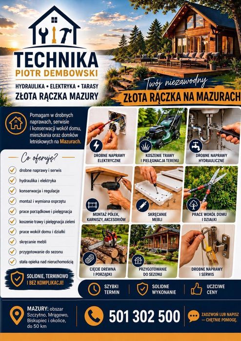 Złota Rączka, naprawy i remonty drobne