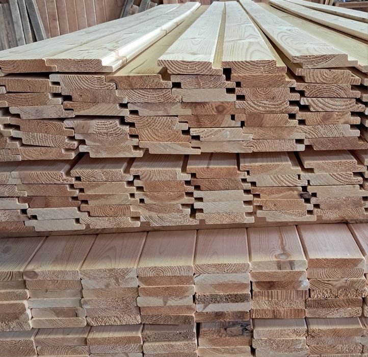 Deska szalówka, podbitka dwu stronna faza sosna, świerk, modrzew