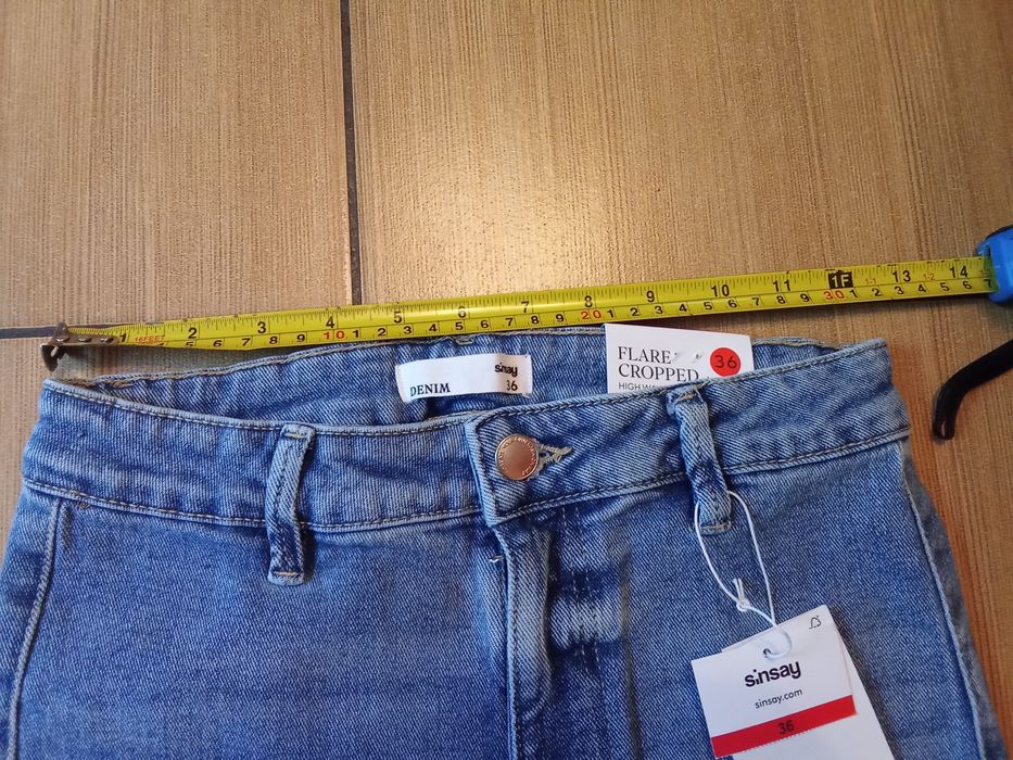 Spodnie Flare Cropped 36 Sinsay