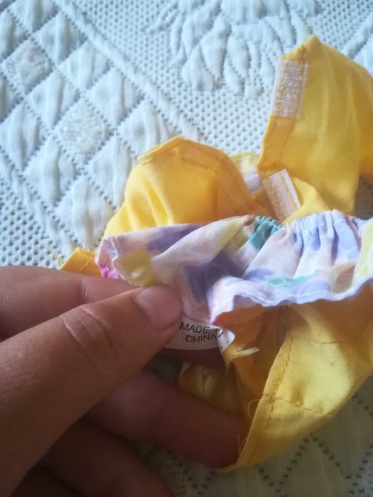 Vestido Amarelo para Boneca  - Made In China