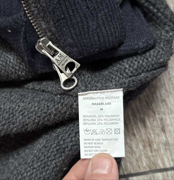 Meski sweter Aeronautica Militare Tornado Flying Crew Wełna roz M