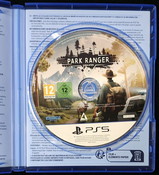 Park Ranger Simulator PL na PS5 Gra po polsku w BDB Stanie