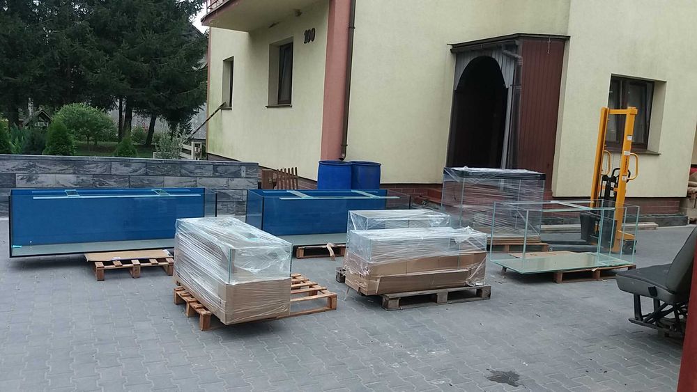 Akwarium proste 80x40x45 - 144 litrów z pokrywą