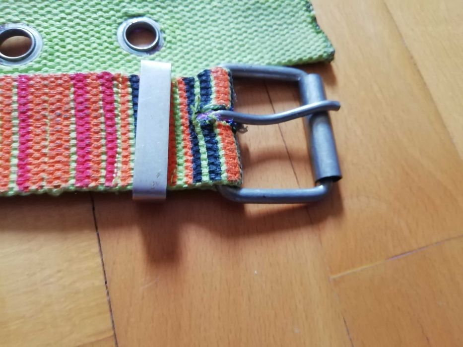 Damski pasek płócienny Colleto 113 cm stan dobry