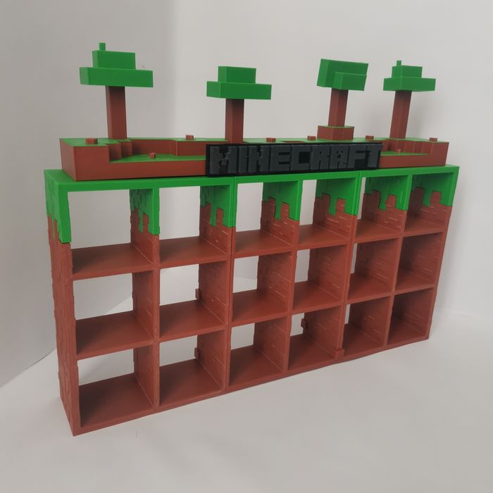 Великий стелаж Minecraft  для фігурок Kinder Joy