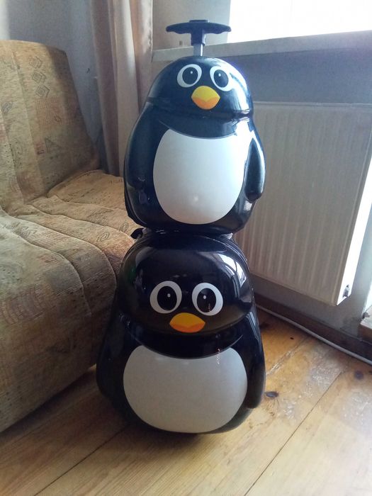 Walizka dziecięca pingwin