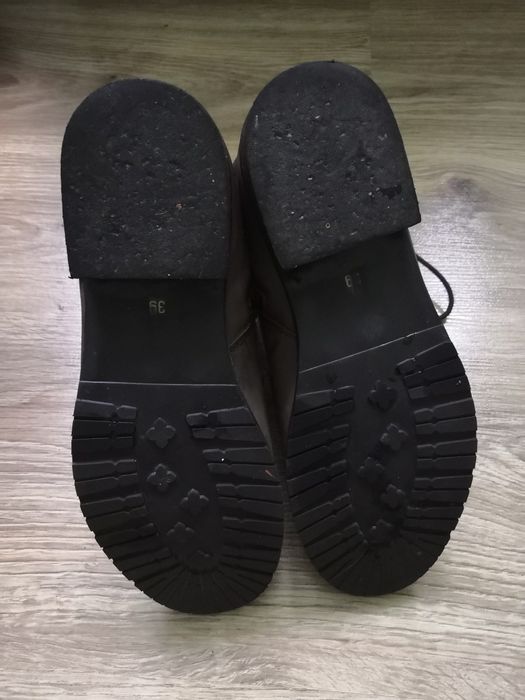 Кожаные ботинки бренда Varese, размер 39, стелька 25