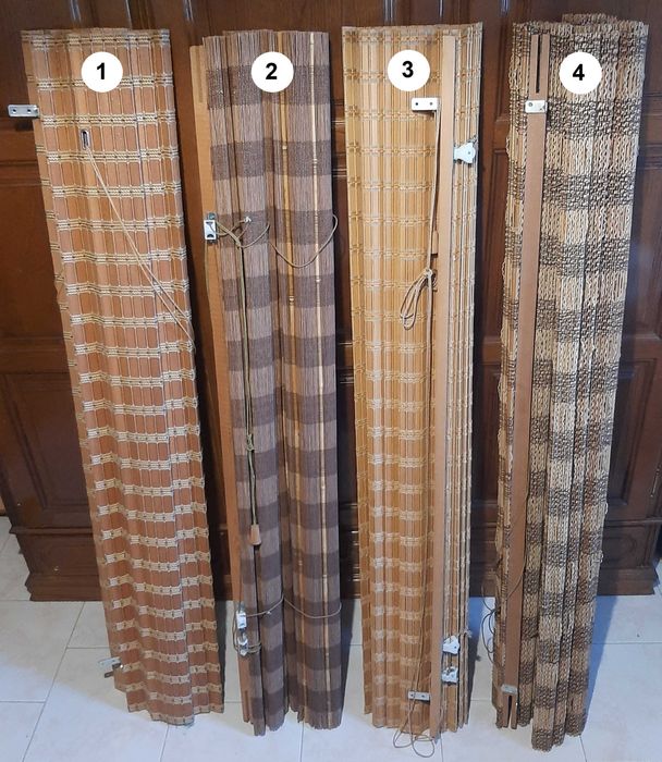 4 estores de janelas (bem estimados)