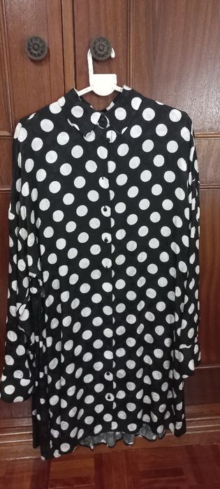 Vestido bolinhas Zara