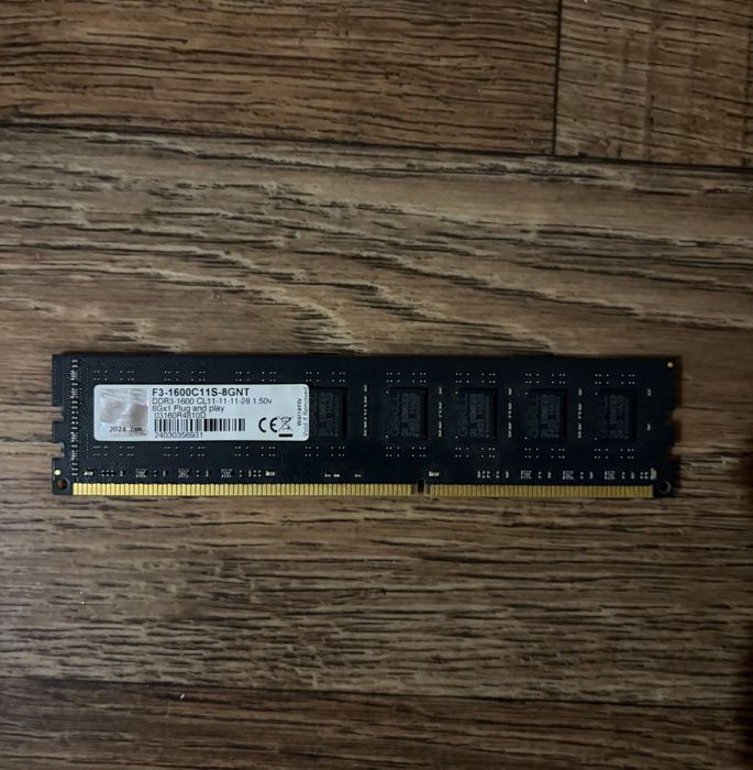 Оперативна памʼять G.Skill DDR3-1600 8192MB PC3-12800