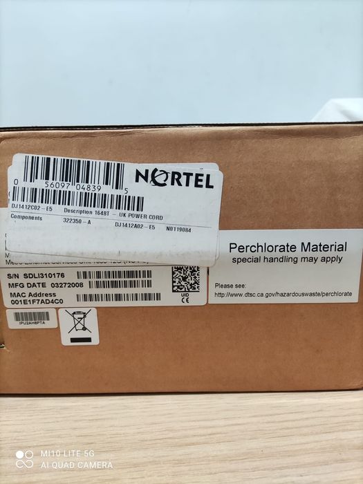 NORTEL SWITCH 1850-12G DJ1412A11-E5 (Novo)