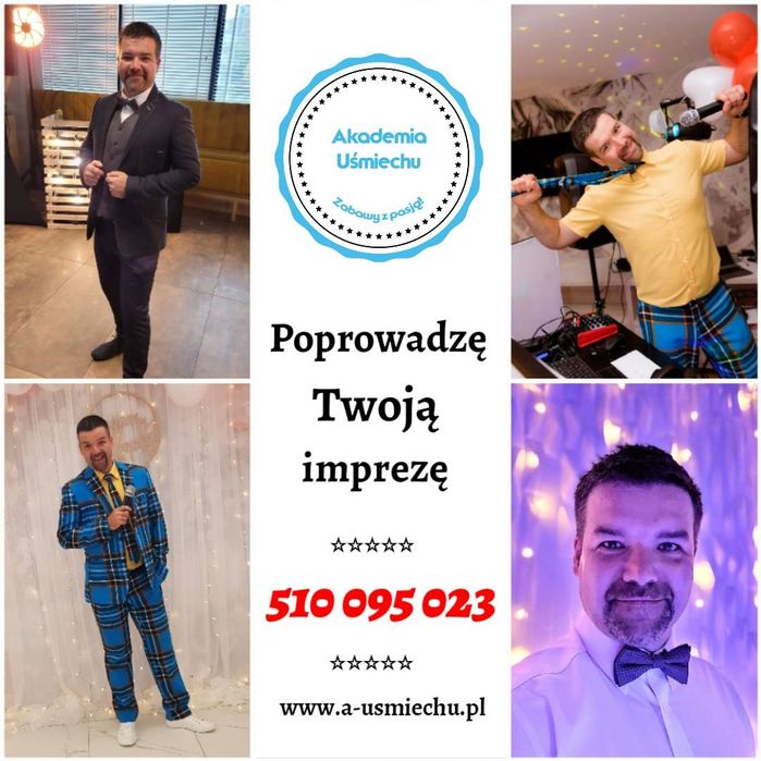Dj/Wodzirej/Konferansjer/Wesela/Plenery/Urodziny/Animacje