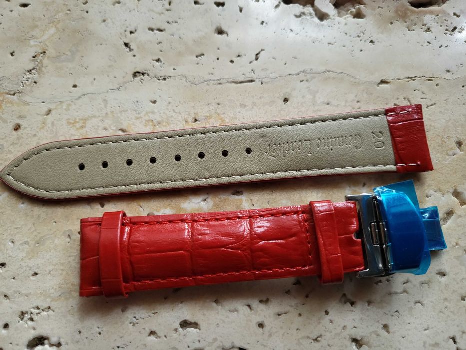 Pasek do zegarka 20 mm SKÓRA NATURALNA