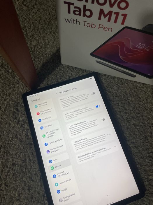 Tablet Lenovo Tab M11 com garantia.