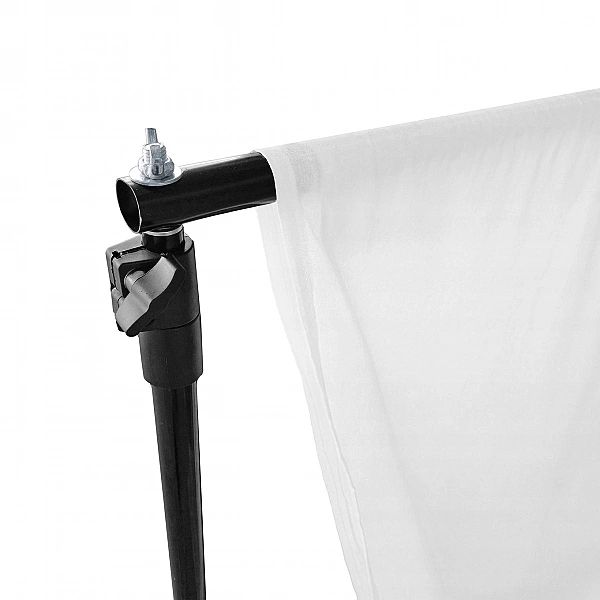 Tło FOTGRAFICZNE 300x600 cm DUŻE bawełniane materiałowe Gen BIAŁE