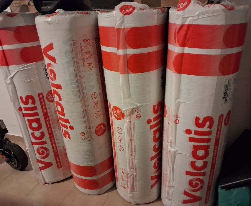 Lã mineral Volcalis EASY 100 mm – 4  Rolos novos
