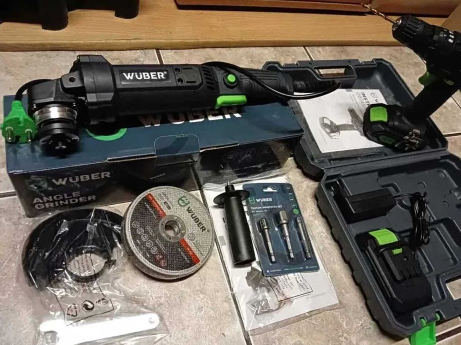 Nowa Szlifierka Kątowa Kątówka 1600w Z Regulacją + 10 Tarcz