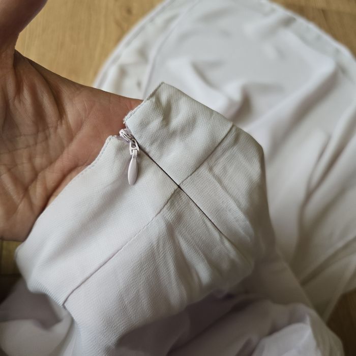 Spódnica maxi top Secret m 38 szyfon prowansja lawenda