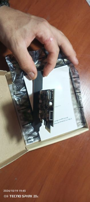 Високошвидкісна плата розширення  USB 3.X Enhanced Super Speed ​​PCle