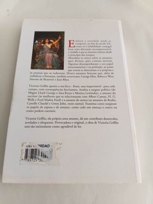 1 livro de Victoria  Griffin " A AMANTE (novo)